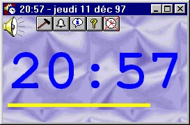 l'horloge parlante 2000 est le premier logiciel shareware multimedia qui annonce l'heure sur votre ordinateur. L'horloge Parlante a t cre en 1996 par Creatiel